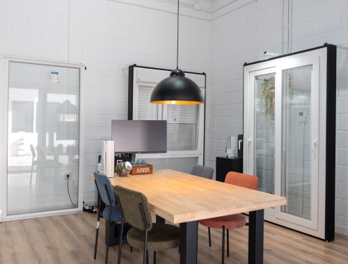 exposición ventanas PVC albacete vensis ventanas